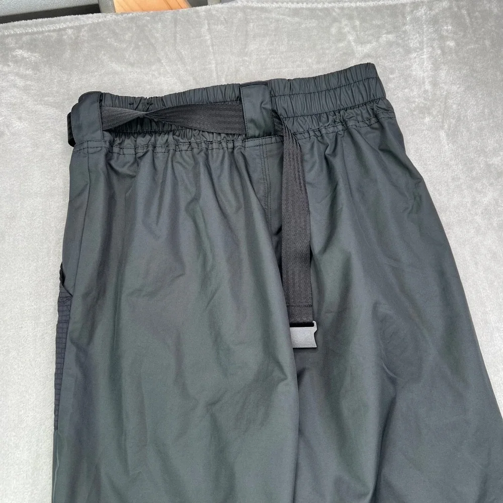 Nike Swoosh Pants Women Small Black Belted Tapered Joggers Athleisure CJ3776-010